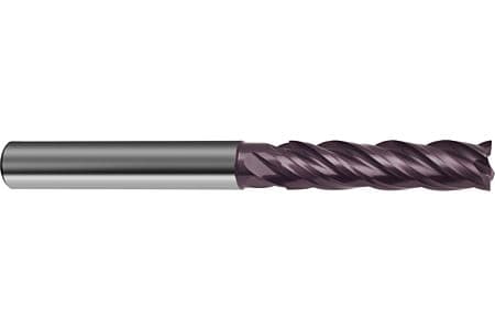 VHM FIRE SL-freză Ratio, 4 tăișuri WN tăiere pe dreapta tip N, coadă cilindrică, tip HA, RF100U 35/38°, GUHRING 5582