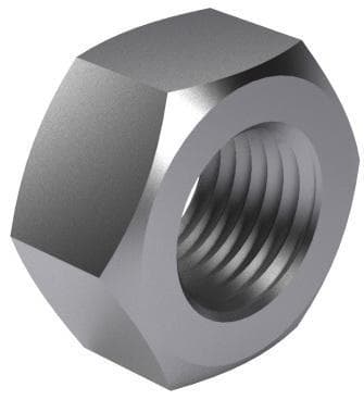 Piuliță hexagonală cu filet „UNC” DIN 934, oțel zincat, grupa 5(~8)