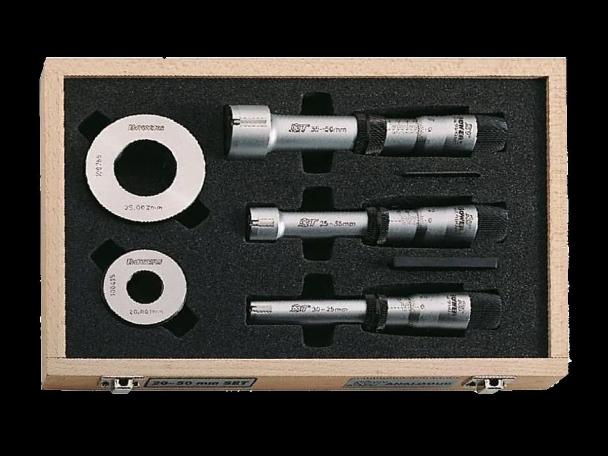 Set micrometre analogice caneluri interioare în 3 puncte BOWERS SXTA – ALPA