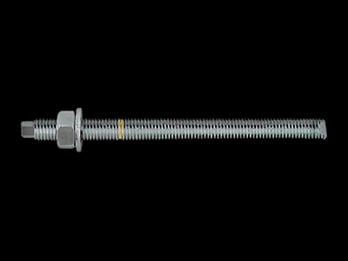 Prezoane cu vârf teșit 2×45 și cap cu cep hexagonal, oțel inoxidabil A2-50