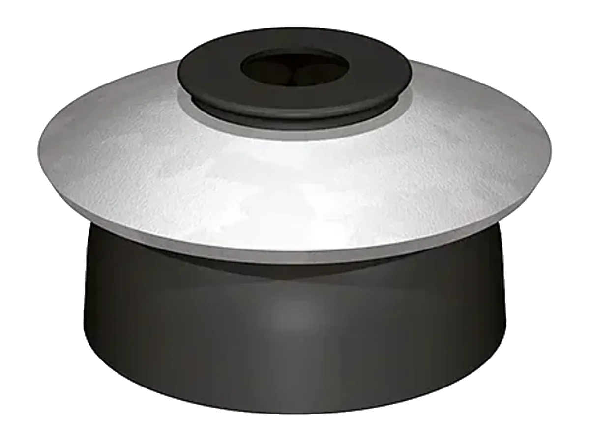 NFM - Garnitură tip umbrelă din EPDM (Ø 16) și șaibă metalică (Ø 19), neasamblate