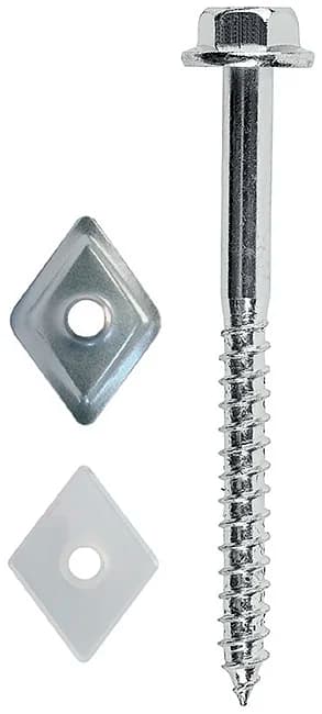 AG02 - Șurub pentru lemn cu cap hexagonal și flanșă, cu degajare sub cap, zincat