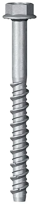 HX21 - Șurub pentru beton brevetat, cu cap hexagonal cu flanșă zimțată, zincat