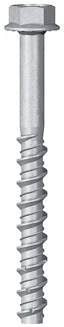 HX41 - Șurub pentru beton brevetat, cu cap hexagonal cu flanșă zimțată, acoperire specială „Steel Saver® 1000h - ZL”