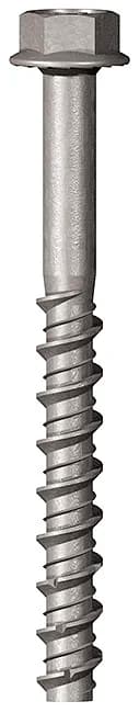HX71 - Șurub pentru beton brevetat, cu cap hexagonal cu flanșă zimțată, din oțel inox A4 (AISI 316)