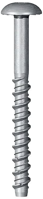 HXT01 - Șurub pentru beton brevetat, cu cap ciupercă zimțat, locaș Torx (6 lobi), acoperire specială „Steel Saver® 500h”