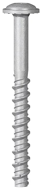 HXE46 - Șurub pentru beton brevetat, cu cap bombat zimțat, locaș Torx (6 lobi), acoperire specială „Steel Saver® 1000h - ZL”, certificat ETA-CE
