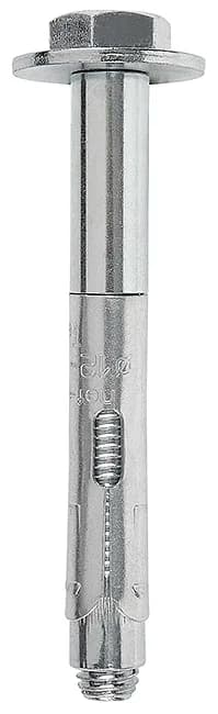 LZ01 - Ancoră cu manșon, șurub cu cap hexagonal clasa 8.8 și șaibă serie lată, zincată