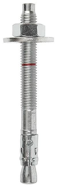 AJE31 - Ancoră specială cu pană, asamblată cu piuliță hexagonală și șaibă specială serie lată, certificată ETA-CE Option 1 și categorie de performanță C2-C1 la acțiune seismică