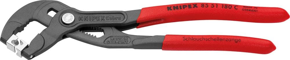 Clește pentru coliere furtun, 180 mm, 85 51 180 C, KNIPEX