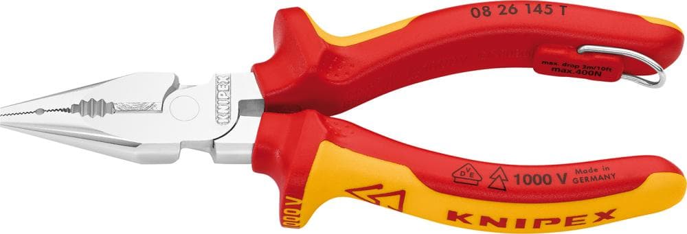 Clește combinat cu vârf VDE 145 mm, 08 26 145 T, KNIPEX