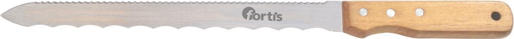 Cuțit cu mâner din lemn pentru materiale izolante, 415 mm, lamă 280 mm, FORTIS
