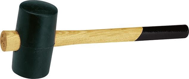 Ciocan cu capete de cauciuc, A, Ø 40 mm, negru, FORTIS