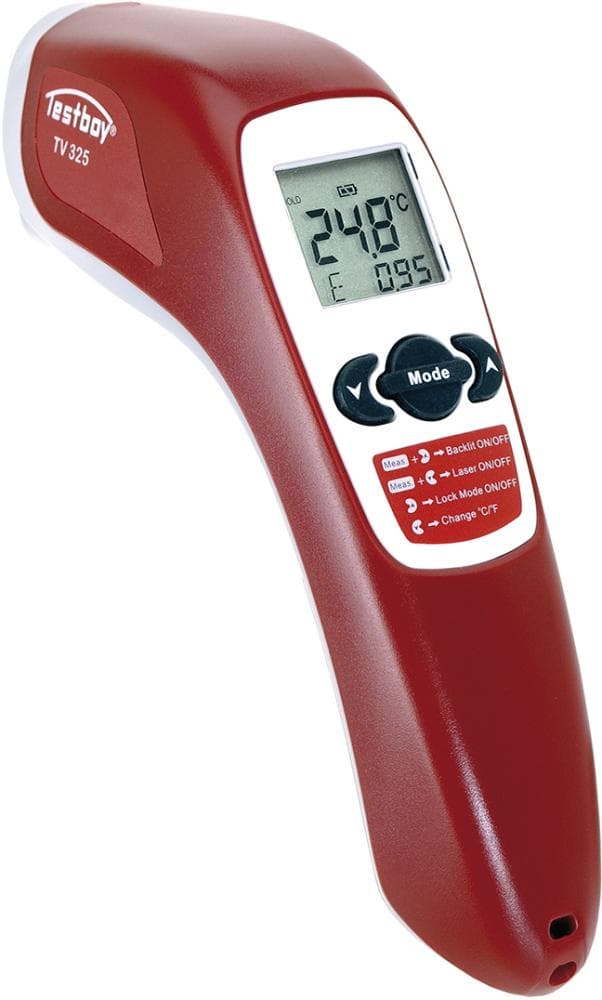 Termometru cu infraroșu TV 325, -60 - +500°C, 62003000, TESTBOY