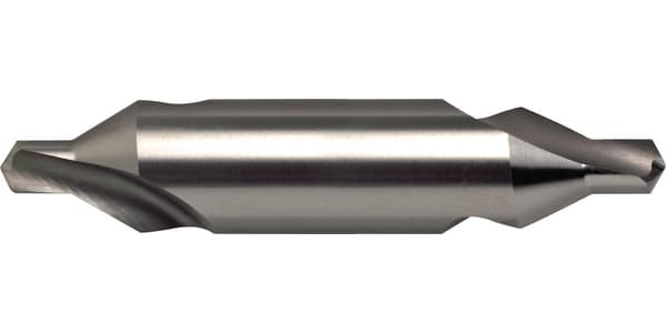 Burghiu de centrare fără fațetă HSS (581), fără acoperire, DIN 333, forma A, tip N, coadă cilindrică, Ø 0,5–12,5 mm, GÜHRING