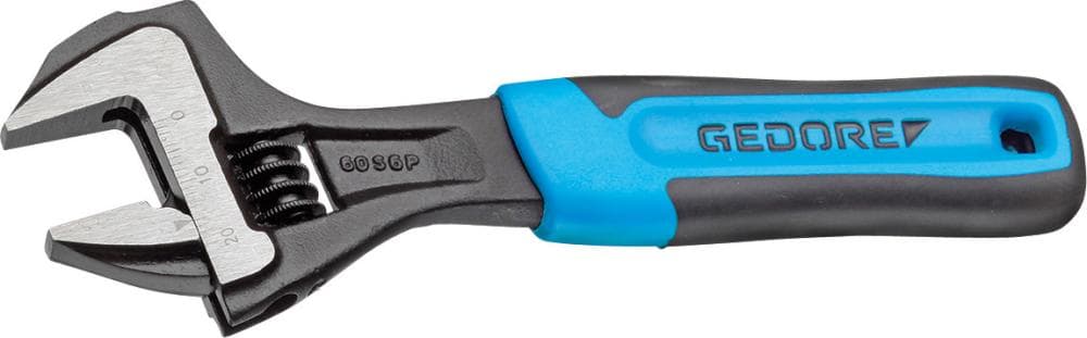 Cheie reglabilă cu role 6" (20 mm), lungime 153 mm, mâner multicomponent, GEDORE