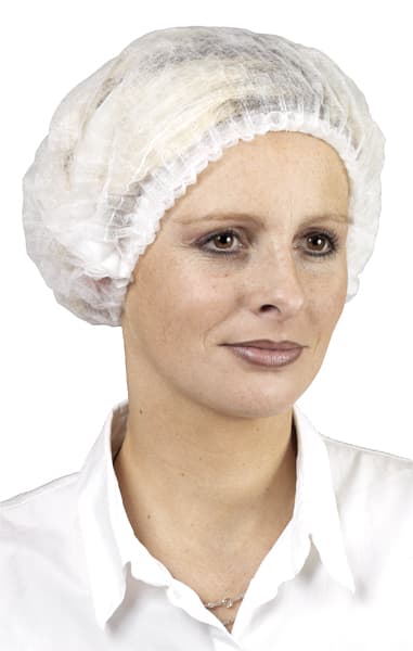 Bonetă sanitară cu cozoroc, albă, cutie 100 buc, COVERGUARD