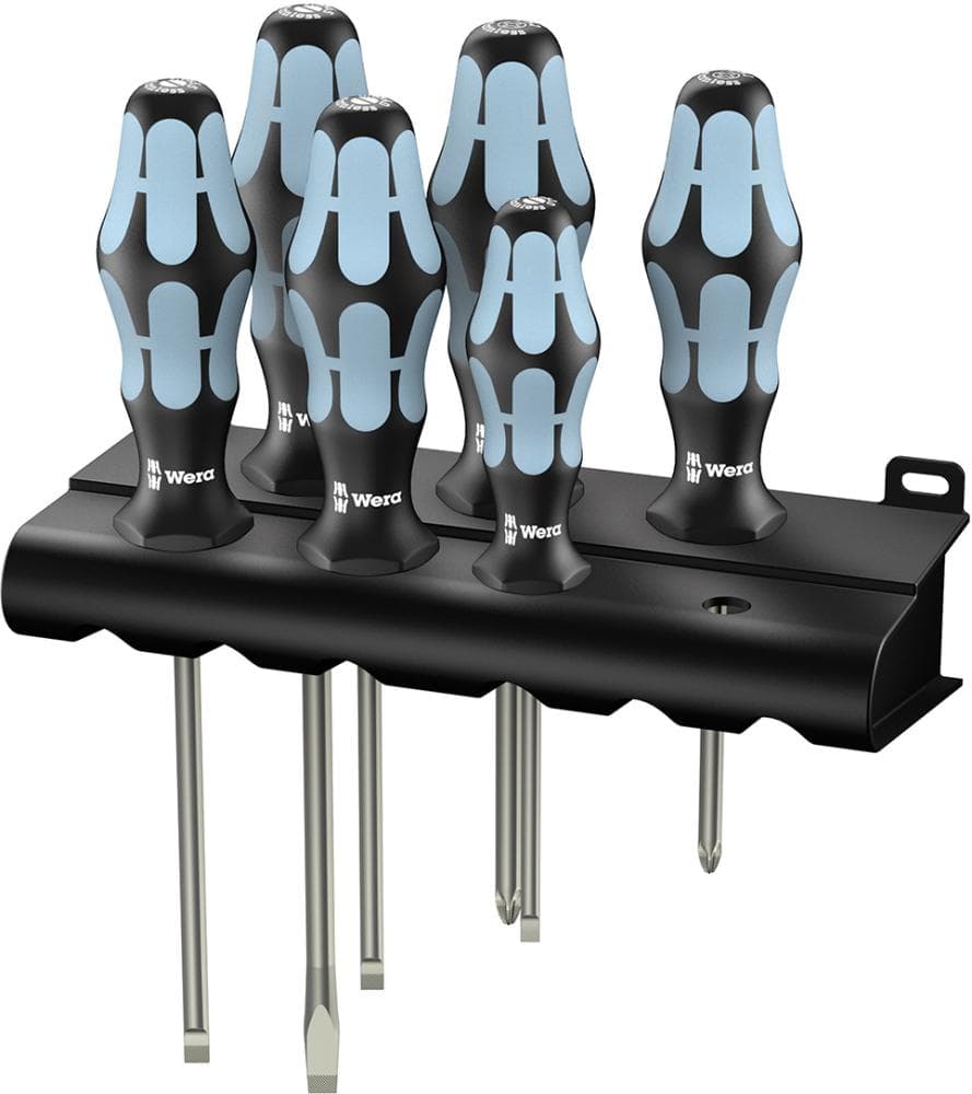 Set 6 șurubelnițe pentru șuruburi drepte și PH, oțel inoxidabil, 05032060001, Wera
