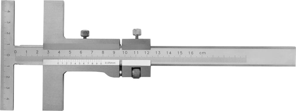Subler de trasare cu reglare fină, 160 mm, vernier 0,005 mm, FORTIS