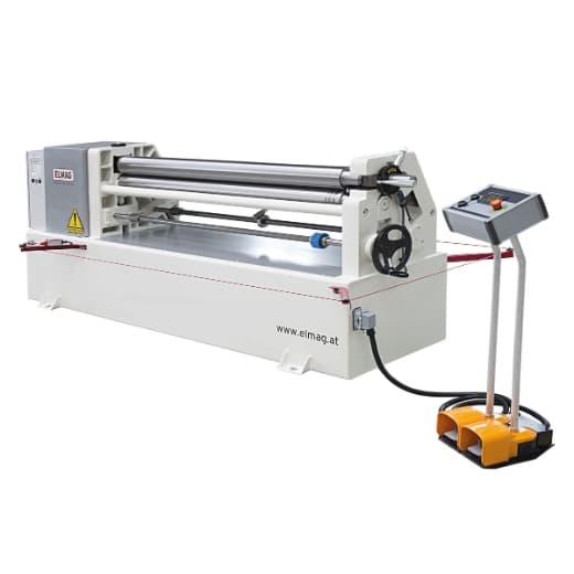 Mașină de roluit tablă ASM 2050x4,0mm, electrică, 400V, 2200W, 83120, ELMAG