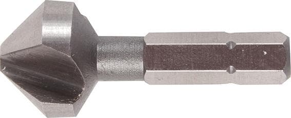 Teșitor conic HSS 90˚ cu antrenare bit 1/4", DIN 3126, 6,3 mm, FORTIS