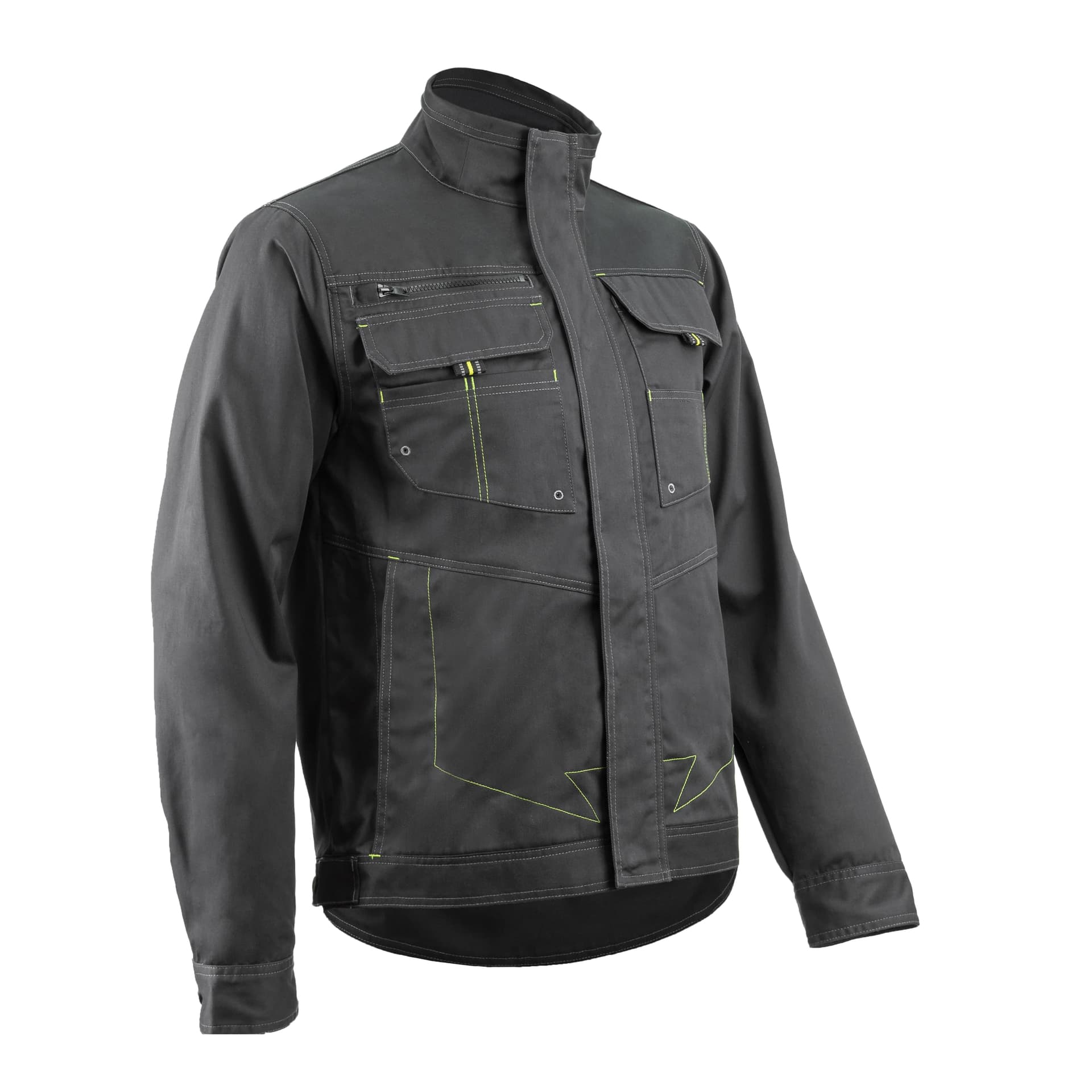 BARVĂ haină de lucru, gri închis, 3XL