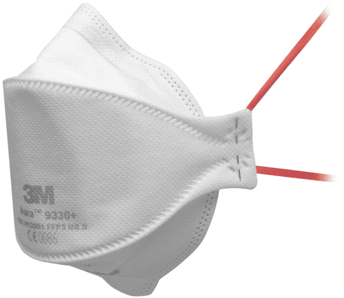 3M 9332+ AURA FFP3 filtru de particule semimască de înaltă performanță, 120 bucăți/cutie