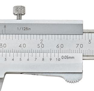 Subler 150mm, vârf 40mm, citire 1/20mm, DIN 862, DUOFIX, HELIOS PREISSER