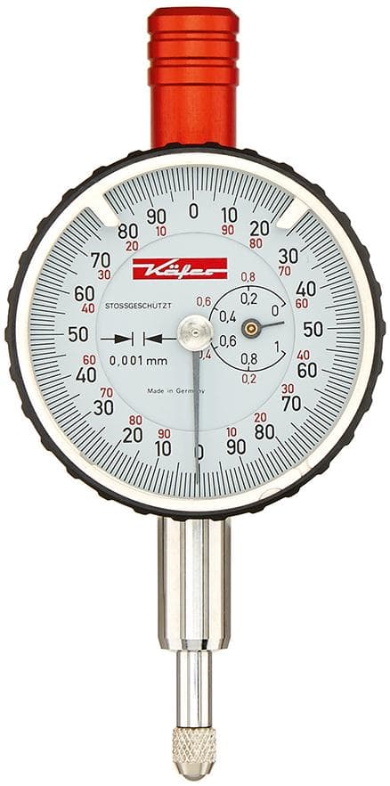 Ceas comparator 0-1 mm, citire 0.001 mm, KM1000S, KÄFER