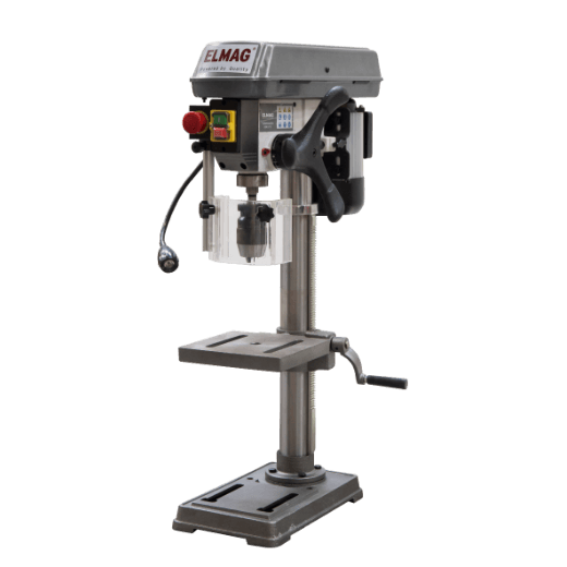 Mașină de găurit profesională cu coloană KBM 16 TN, max 16mm în oțel, MK2, 400V, 550W, ELMAG