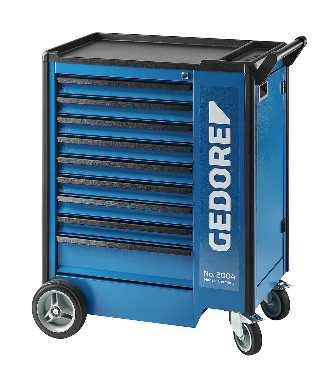 Dulap mobil pentru scule, 865 x 1020 x 605 mm, 9 sertare, gol, 2004 0810, GEDORE