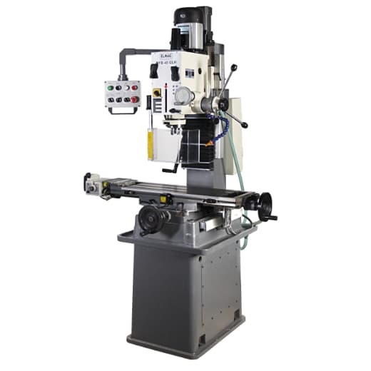 Mașină de găurit și frezat cu coloană semiautomată MFB 45 GLH, max 45 mm în oțel, ISO 30, 400V, 1100/850W, ELMAG