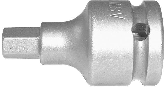 Bit tubular de percuție 1/2", 5mm, pentru șuruburi cu profil interior 6 colțuri, ASW