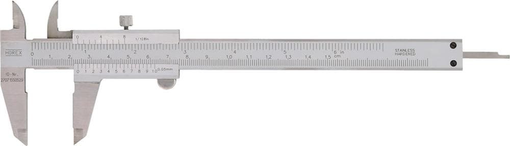 Subler cu șurub de blocare 150x40 mm, HELIOS PREISSER