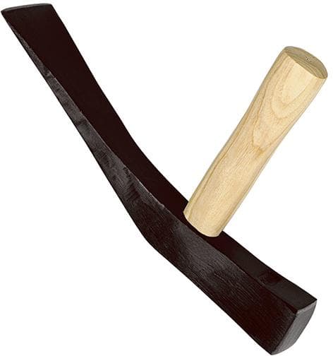 Ciocan de pavaj 2,5 kg, mâner din frasin, formă renană, Ideal