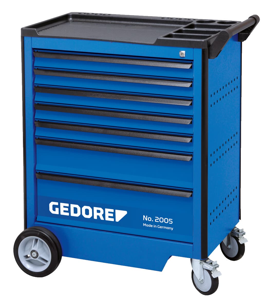 Dulap mobil pentru scule 865x1020x605mm, 7 sertare, 308 piese, 2005-TS-308, GEDORE