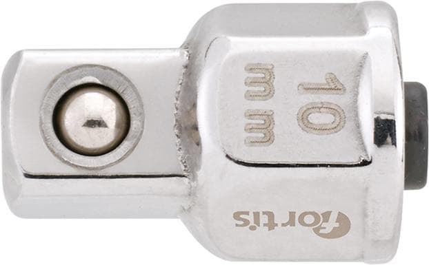 Adaptor pentru chei cu clichet, 10 mm, 1/4 inch, FORTIS
