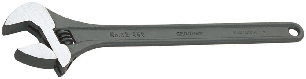 Cheie reglabilă cu role, 15" (43 mm), lungime 380 mm, fosfatată, GEDORE