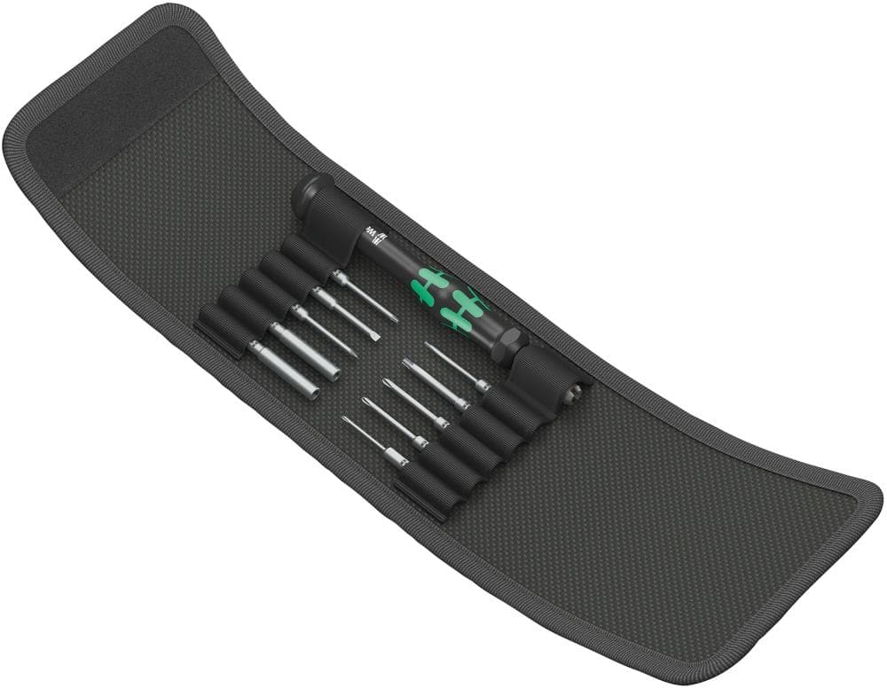 Set șurubelniță pentru electroniști, cu lame interschimbabile, 11 piese, 05073676001, Wera