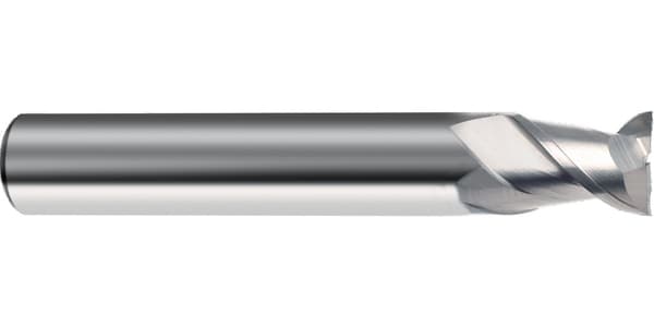 Freză pentru găuri alungite din aluminiu (19994), carbură monobloc, fără acoperire, tip W, 2 tăișuri, GÜHRING