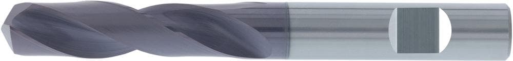 Burghiu din carbură monobloc, TiAlN, tip UNI, HB 3xD, 3 mm, ecoline, FORTIS