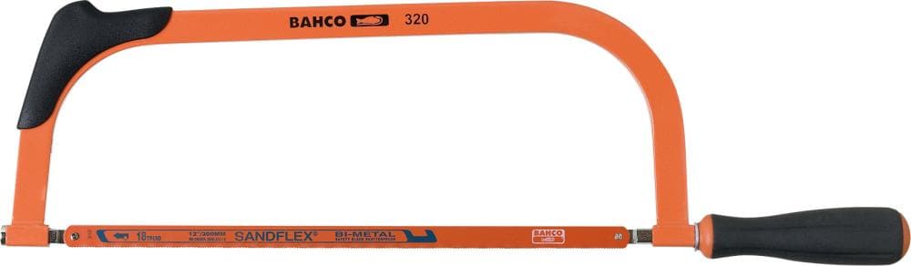 Ferăstrău manual pentru metal cu pânză 300 mm și 24 dinți pe inch, model 320, BAHCO