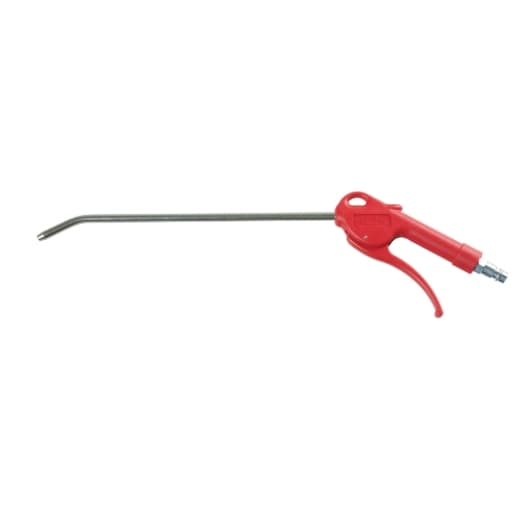 Pistol de suflat cu aer comprimat JWL CLASSIC, Ø8x500mm, țeavă îndoită, complet cu racord, max 16 bar, 41317, ELMAG