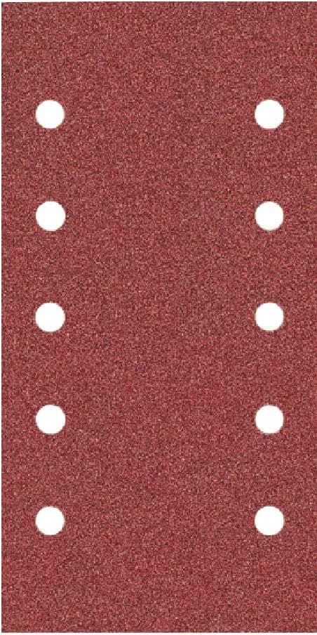 Hârtie abrazivă cu scai, 115x230 mm, granulație 40, cu găuri, KLINGSPOR