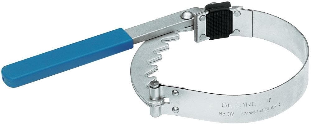 Cheie pentru filtru de ulei, deschidere 80-110 mm, lungime 285 mm, 37, GEDORE