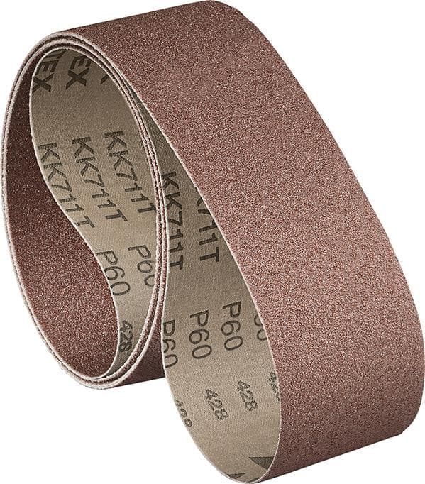 Bandă abrazivă pentru metal și inox, 10x330 mm, granulație 40, corindon, suport textil, VSM