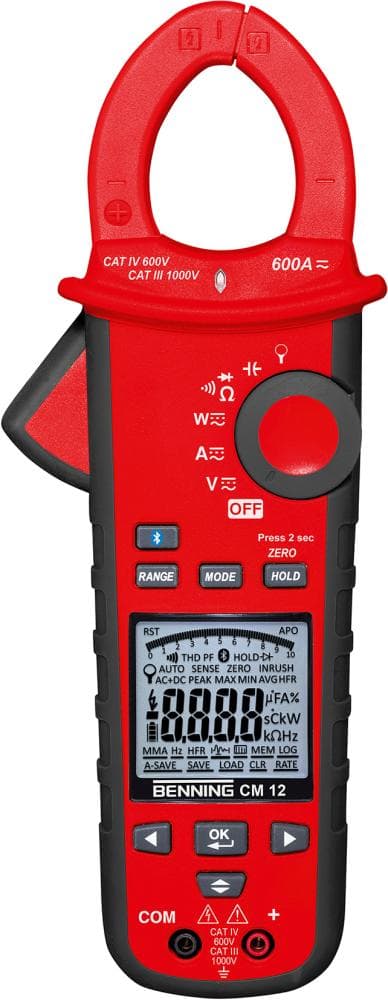 Multimetru digital tip clește CM 12, BENNING