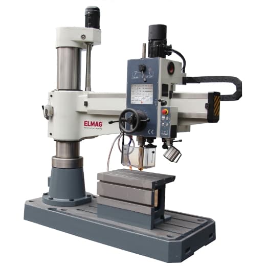 Mașină de găurit și filetat radială, RSBM 4/50 TOUCH VARIO, max 50mm în oțel, MK4, 400 V, 2200 W, 82028, ELMAG