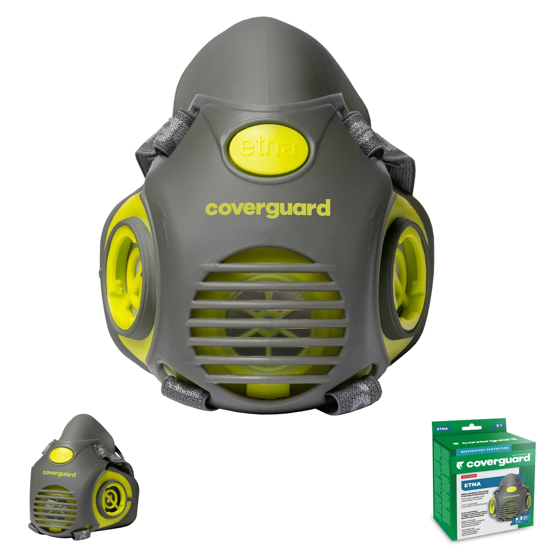 ETNA EURMASK mască de protecție cu filtru din TPE și polipropilenă ignifugă