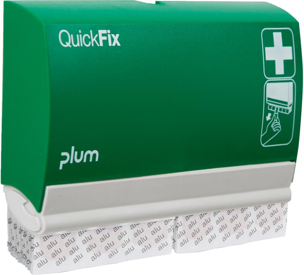 Dozator de plasturi QuickFix Alu, gol, PLUM